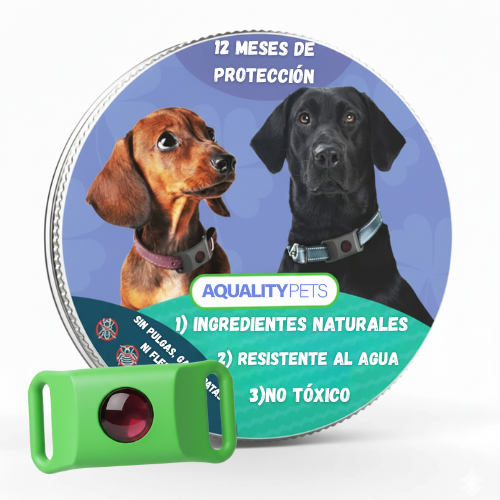 Ayuda a proteger a tu perro contra garrapatas, flebotomos y pulgas | 12 meses de protección natural