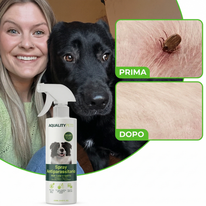 Spray antiparassitario | 100% naturale per cani