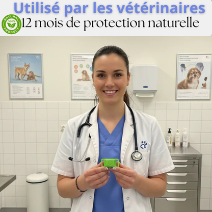 Proteja a su perro de forma natural contra garrapatas, flebótomos y pulgas | Protección de 12 meses.